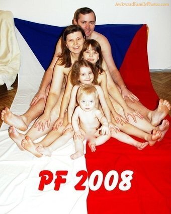 Awkward Naked Family